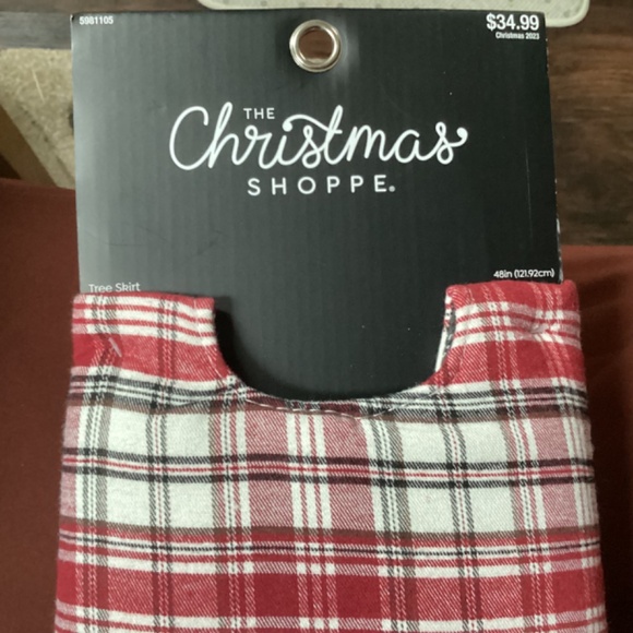 The Christmas Shoppe Christmas Tree Skirt New with tag - Picture 3 of 5